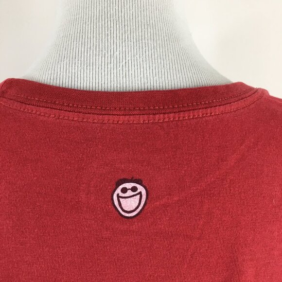 LIFE IS GOOD Long Sleeve Red Multi Color Snow Winter Cabin Print Shirt - Picture 8 of 16